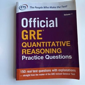 ETS Official GRE Quantitative Reasoning Practice Questions book
